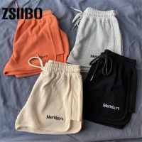 Spring and summer 2021 new high-waist embroidered letters are thin, wear anti-glare pants,womens wild casual home sports shorts