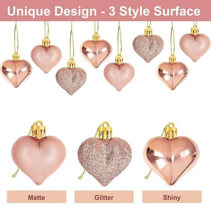 24pcs-rose-gold-valentines-day-heart-shaped-ornaments-heart-shaped-baubles-ornaments-for-home-tree-hanging-decorations