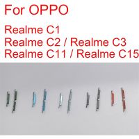 On Off Power Volume Side Button Flex Cable สําหรับ OPPO Realme C1 C2 C3 C11 C15 C17 Power Volume Up Down Side Key Replacement Parts