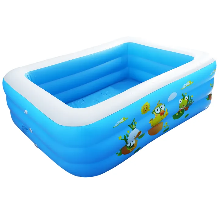 Summer Sea Swim Center Kiddie Pool with 3 Air Chamber and Intex Kiddie
