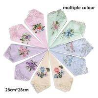 【CW】 Embroidered Handkerchief   Cotton Fabric Handkerchiefs - 3pcs Aliexpress