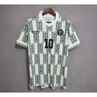 นิยมมากที่สุดใหม่ 1994 ไนจีเรียทีมเยือนเสื้อผ้าฟุตบอลวินเทจ New Arrival 1994 Nigeria Away Retro Soccer Jersey Football