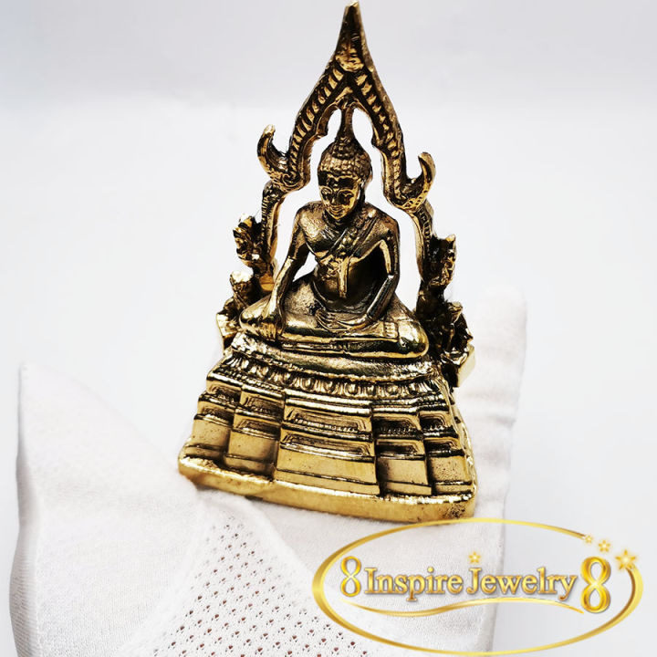 inspire-jewelry-พระพุทธชินราช-ตัวเรือนหล่อจากทองเหลือง-ขนาดกลาง-กว้าง-6-5-cm-ความสูง-10-cmเป็นพระศักดิ์สิทธิ์คู่บ้านคู่เมืองพิษณุโลกมาตั้งแต่สมัยกรุงศรีอยุธยา-และเป็นพระพุทธรูปที่ได้ชื่อว่าผู้คนนิยมเด