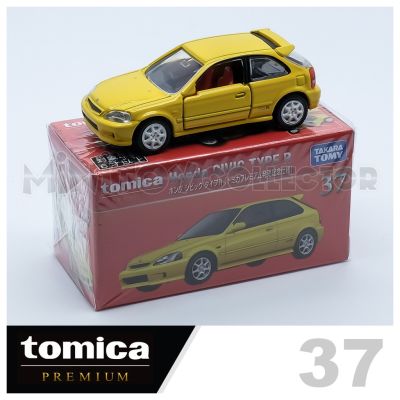 รถเหล็กTomica (ของแท้) Tomica Premium No.37 Honda Civic Type R บริการเก็บเงินปลายทาง