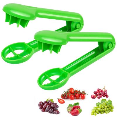 Grape Cutter for Kids Toddlers, 2Pcs Seedless Grape Baby Cherry Tomatoes Strawberry Slicer for Vegetable Fruit Salad