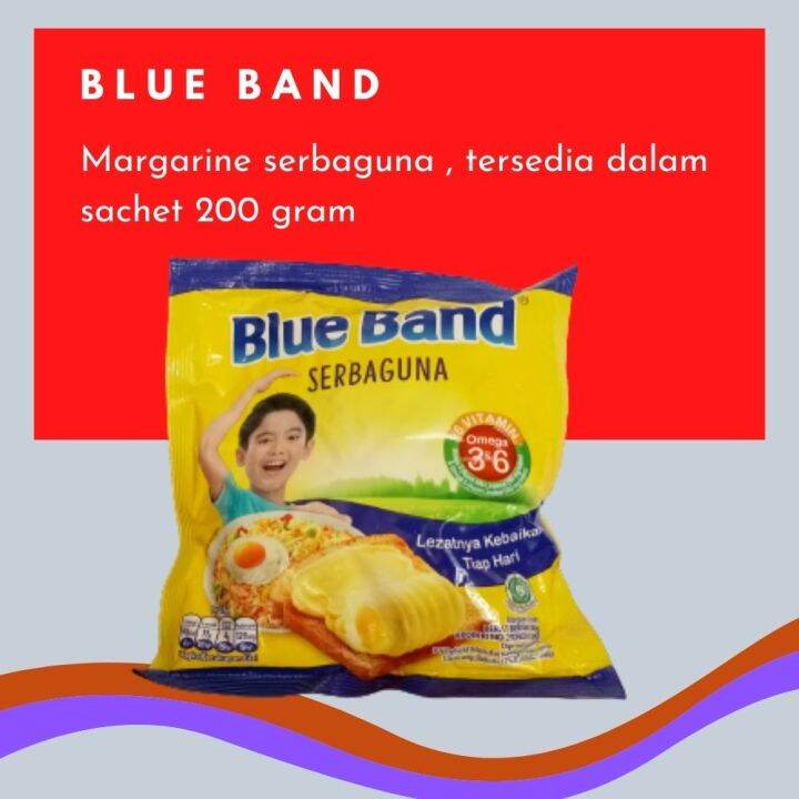 Blue Band blueband Serbaguna Margarine Mentega Sachet 200 gr Lazada