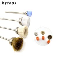 HYTOOS 1PCS Nail Drill Bits Copper Wire Cleaning Brush 3/32 39; 39; Rotary Manicure Electric Drills Accessories Nail Art Tools