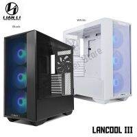 LANCOOL เคสคอมพิวเตอร์การไหลเวียนของอากาศ III ตู้เล่นเกม Modding PC พร้อมพัดลม4 × 140 PWM รองรับหม้อน้ำ420/3X360หม้อน้ำ