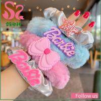 AD8T2 สีทึบทึบ ตุ๊กตาบาร์บี้ scrunchie อีลาสติก แฟชั่นสำหรับผู้หญิง ยางรัดผม ของใหม่ อุปกรณ์เสริมผม เชือกมัดผม สำหรับผู้หญิง