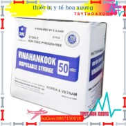 BƠM TIÊM+CHO ĂN 50ml VINAHANKOOK SỬ DỤNG 1 LẦN 25 ống