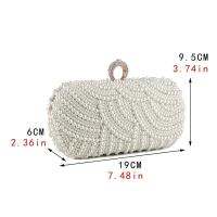 Beaded Diamonds Women Evening Bags Vintage Embroidery Small Pearl Day Clutch Shoulder Chain Handbags Rhinestones Purse