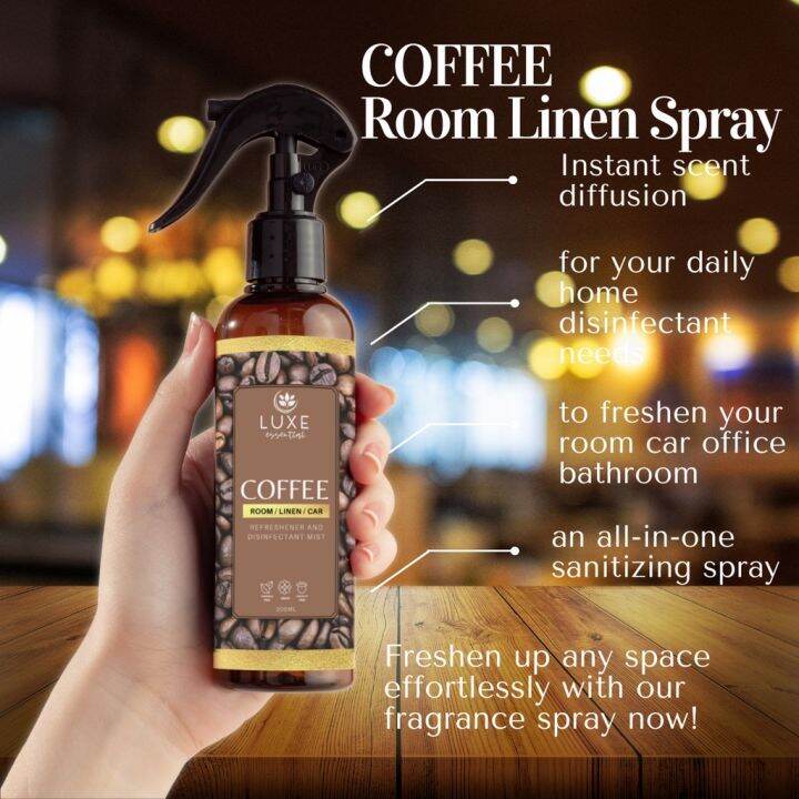 Coffee Room Linen Disinfectant Spray for Car Home Office Lazada PH