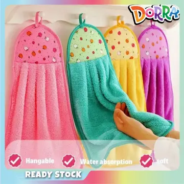 4pcs Dish Rag No Shedding Wipe Fast Drying Cleaning Rag Hand Handkerchief  Towel