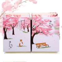 "Sakura Cat Lock Notebook" Cute Diary Daily Planner Agenda Journal Girls Stationery Gift