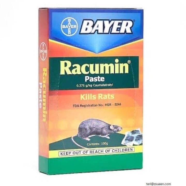 ♕BAYER Racumin Kill Rats 100g (Paste)♩ Lazada PH