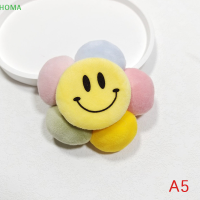 ?【Lowest price】HOMA น่ารักยิ้มดอกทานตะวันนุ่มสายรุ้งเข็มกลัดเข็มกลัดเสื้อผ้าตกแต่งตุ๊กตาของเล่นของขวัญ