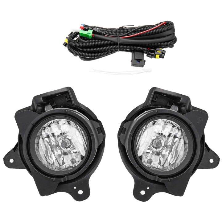 Car Fog Light Lamp Kit with Harness Relay Bulb Switch Styling for