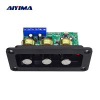 AIYIMA 12V Bluetooth 5.0 Power Amplifier Board Stereo Sound Amplifiers 2x20W With U Disk AUX Treble Bass Adjustment Home Audio