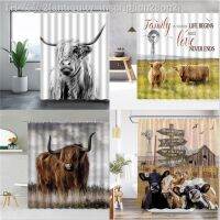 【CW】♞☼  Shower Curtain Hooks Wildlife Fashion Polyester Fabric screens