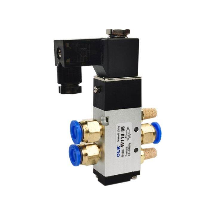 Pneumatic Solenoid Valve 12v 2 Way Pneumatic Solenoid Valve 12v 4 Way 4v11006 5 Aliexpress