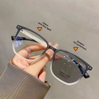 （A VOGUE）■ Explosions! TR material intelligent color-changing glasses with one mirror and two uses are suitab