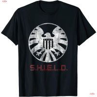 New Marvel Agents of SHIELD Distressed  Graphic T-Shirt เสื้อยืด ดพิมพ์ลาย ดผ้าเด้ง คอกลม cotton แฟชั่น discount Uni  HVQV