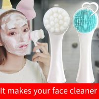 Manual cleansing device to deep clean pores cleansing brush