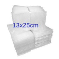 13x25cm Bubble Mailers Jewelry Plastic Wrap Envelope White Packing Bags PE Clear Shockproof Packaging Double Film Bags
