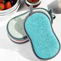 4/6/8pcs Sided Cleaning Sponge Scrubber Sponges for Dishwashing Accessorie