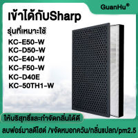 GuanHu  Air Purifier Filter HEPAกำจัดฝุ่น การกรอง ดับกลิ่น Filter แผ่นกรองอากาศ ไส้กรอง แผ่นกรองเครื่องฟอกอากาศ