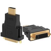 HDM1 to DVI Adapter [1-Pack] Bi-Directional HDM1 Male to DVI Female Converter 1080P DVI to HDM1 Conveter  3D  Cables