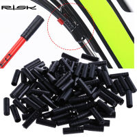 RISK 100 ชิ้น/ล็อต 4 มม. 5 มม. จักรยานเสือภูเขาจักรยานเบรค Shift Derailleur Cable End Crimps จักรยานสายไฟ End Caps ที่อยู่อาศัย Ferrules