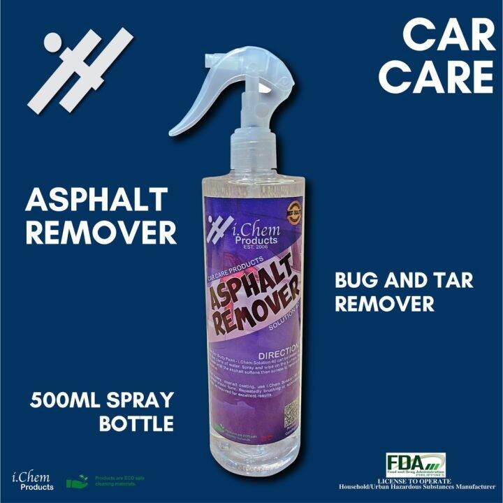 ASPHALT REMOVER 500ml SPRAY BOTTLE (BUG AND TAR REMOVER CAR PAINT