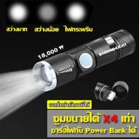 ( Pro+++ ) คุ้มค่า ไฟฉาย ไฟซูม zoomx4 เท่า ไฟฉายแรงสูง ซูม 4เท่า ชาร์จไฟง่ายผ่านช่องUSB ปรับโหมดได้ 3แบบ ไฟฉายส่องระยะไกล ของแท้ ราคาดี ไฟฉาย แรง สูง ไฟฉาย คาด หัว ไฟฉาย led ไฟฉาย แบบ ชาร์จ ได้