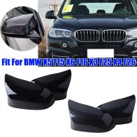 Rhyming Rearview Mirror Cap Wing Side Mirrors Cover Fit For BMW X5 F15 X6 F16 X3 F25 F26 2014-2018 Car MP Style Racing