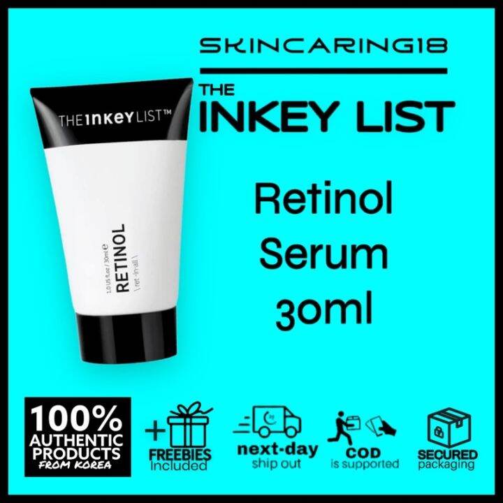☁UK The Inkey List Retinol Serum Alpha Arbutin Bakuchiol Vitamin