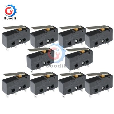 10PCS Micro Switch 5A 250V Tact Switch on off 3 PIN Buckle New Micro Switch KW11 3Z