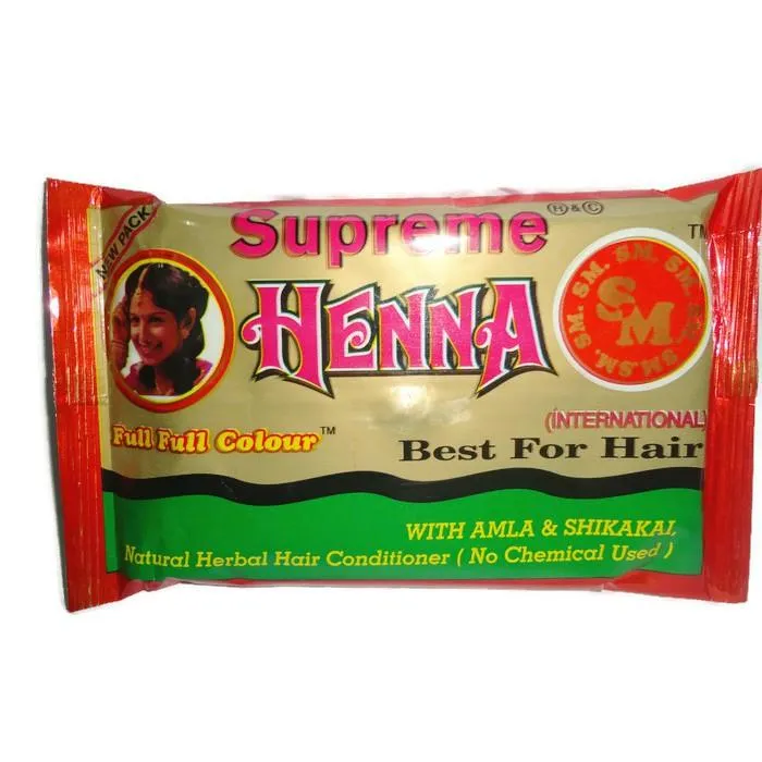 Supreme Herbal Henna Powder Natural From India (150g) With Free