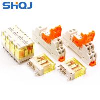 SHQJ 1 Channel Relay Module 12V 24V 230VAC QJS1 S2 QJSS-05S/08S POWER RELAY 12 Set Intermediate relay 1CO 12A SPDT 2CO 8A DPDT