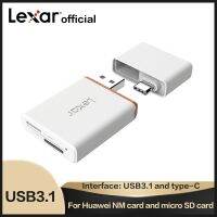 Original Lexar NM USB 3.1 Card Reader 2ใน1 Micro SD NCard Reader Nano หน่วยความจำ C ประเภท C ประเภท A LRW350U ความเร็ว170เมกะไบต์/วินาที