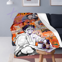 xzx180305  Custom Anime Volleyball Junior Blankets For Beds Sofa Cover Japanese Cartoon Flannel Blanket Home Bed Cover Bedspread 07