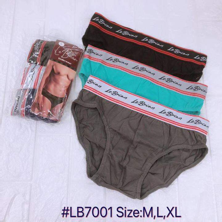 BRIEF FOR MEN 3IN1 #LB7001 | Lazada PH