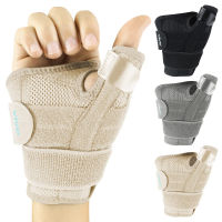 Vive Arthritis Thumb Splint - Spica Support Brace for Right and Left Hand - CMC Osteoarthritis Restriction for Pain, Sprains, Strains, Carpal Tunnel &amp; Trigger Finger - Immobilizer Wrist Strap Beige One Size