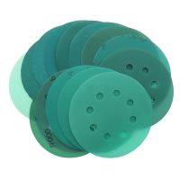 ₪♦ 25pcs Professional Anti Clog 125mm 8Hole Sandpaper Kit 5Inch Film Sanding Disc Wet Dry Hook Loop Polishing Pad Grits 60 2000