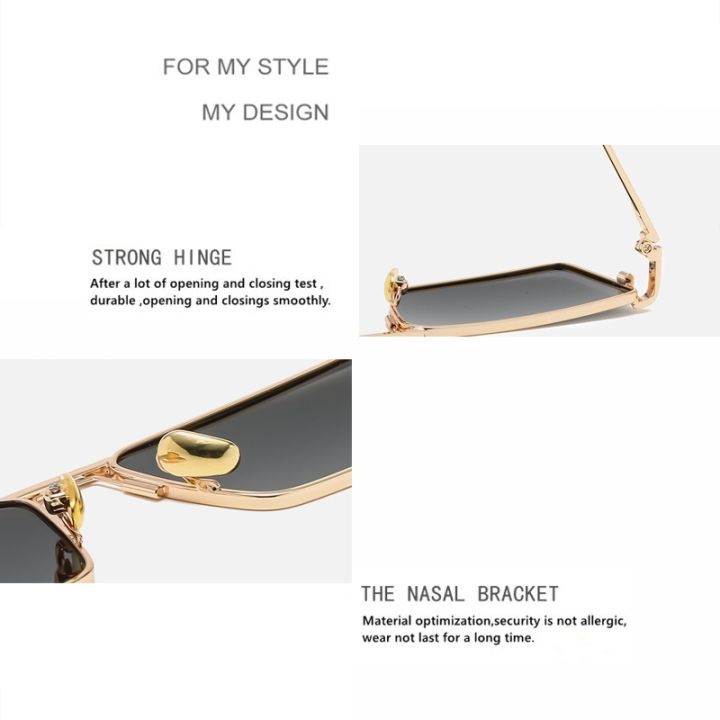 caterside-small-rectangle-sunglasses-men-women-classic-gold-black-lens-metal-square-vintage-frame-sports-dropship-eyewear-uv400