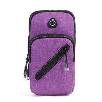 Denim Sport Running Arm band Bag Outdoor Zipper Pocket On Hand Fitness Gym Men Women Sports Bag Case For iPhone Samsung Xiaomi