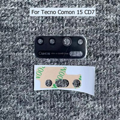 【☊HOT☊】 nang20403736363 สติกเกอร์กาวสำหรับ Camon 15เลนส์กระจกกล้องถ่ายรูปด้านหลังแบบแอร์สำหรับ Tecno Camon 15