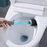 Silicone Toilet Brush For WC Accessories Add Detergent Toilet Brush Wall-Mounted Cleaning Tools Home Bathroom Accessories Sets