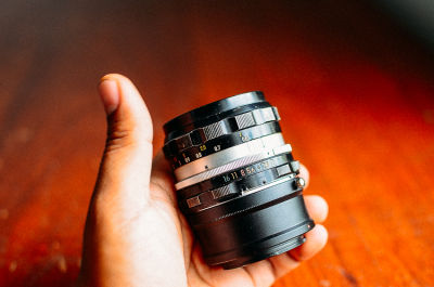 (For Fujifilm Mirrorless ทุกรุ่น)เลนส์มือหมุน ละลายหลัง รูรับแสงกว้าง Nikon 50mm F2 Serial 2273690