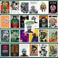 【LZ】☸  Hip Hop Rapper Mf Doom Adesivos Cantor Fan Gift Decoração DIY Copa do Telefone Bagagem Scrapbook Laptop Capacete Guitarra Toy Decal 25Pcs